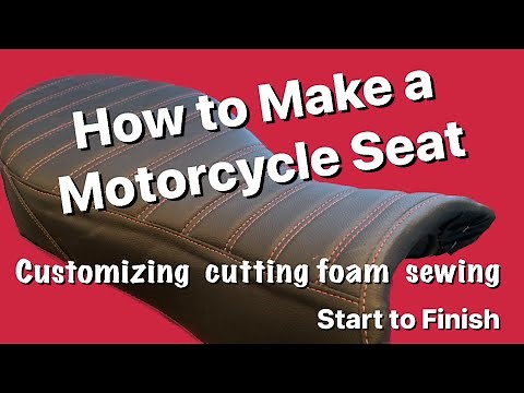 How to make a Custom Motorcycle Seat , Cafe Racer