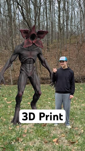 Demogorgon Lifesize 3D Print - Stranger Things - Part 1