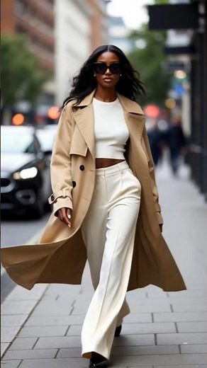 Camel Coat Outfit Ideas Women | London Street Style Look