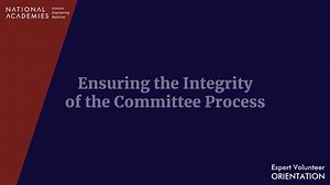 Ensuring the Integrity of the Committee Process
