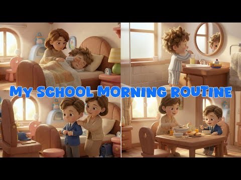 Good habits! My School Morning Routine | Kids Daily Routine Cartoon | Get Ready for School