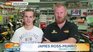 Australian men foil robbery, give most Aussie interview possible