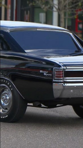 1967 Chevrolet Chevelle SS 396 Classic Muscle Car Engine Exhaust Sound Drive By
