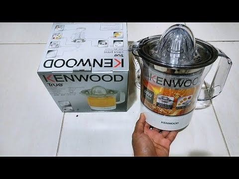 Kenwood Citrus ORANGE JUICER Unboxing AND DEMO