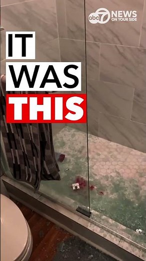 Shower doors explode: Family hears crash in another room!