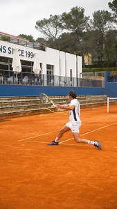What a training session with Pierre! He made me run a lot, and I had to do my best shots to score points 💪 | Patrick Mouratoglou