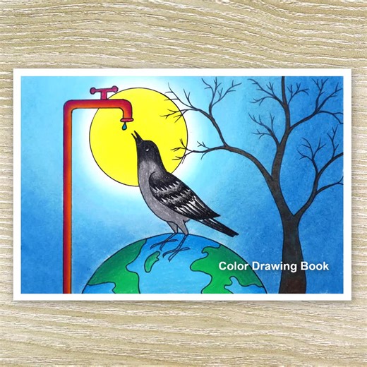 Save Water Drawing Tutorial - Learn How to Draw and Paint, Step-by-Step