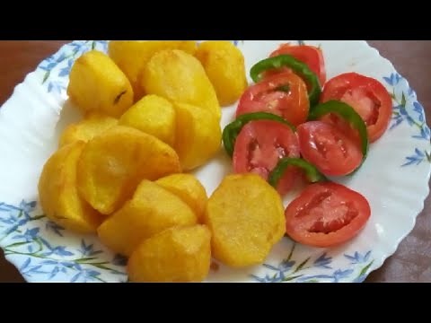 Crispy Fried Potatoes. How To Cook Crunchy, Tasty Potatoes at Home