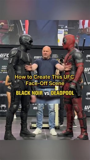 How to Create This UFC Face‑Off Scene You can even replace the facing-off characters freely. The method is simple and completely free of charge. By following these straightforward steps, you can also obtain photos of the same style.#dola #ai #ufc