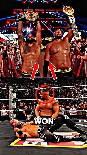 REAL REASON The Street Profits WON Tag Titles From The Vision On Raw 😨 #shorts