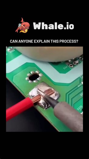 Zahan on Instagram: "The video depicts a technician applying yellowish flux paste to tinned copper wires and PCB holes before soldering, ensuring clean adhesion by removing surface oxidation. - Community replies clarify this as standard wire-to-board soldering, where flux's acidity dissolves oxide layers, allowing molten solder to flow and bond metals effectively. - Flux's role prevents "cold joints" in electronics, a technique rooted in soldering science that improves conductivity and durabilit