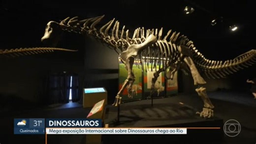 A maior exposição de dinossauros do mundo chega ao Rio