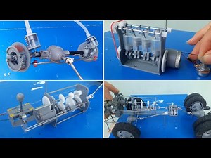 4 Amazing Idea with PVC - Model Gearbox, Engine from PVC