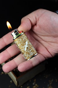 Étui à briquets du zodiaque Sagittaire, cadeau signe archer pour mini BIC, housse de briquet horoscope fait main, cadeau astrologie avec boîte en bois - Etsy France