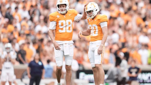 What Josh Heupel said to kicker Max Gilbert after Tennessee football lost to Georgia