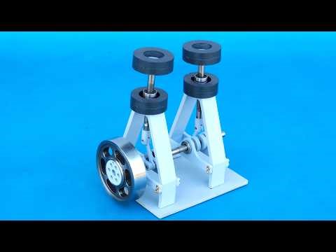Building a Complex Magnetic Engine From Scratch