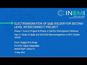 NEMI Electromigration of SnBi Solder for Second-Level Interconnect, Part 2