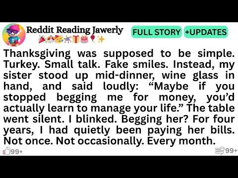 Thanksgiving was supposed to be simple. Turkey. Small talk. Fake smiles. Instead, my...''''