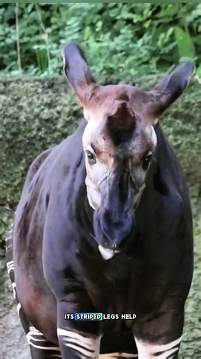 The hidden giraffe of the congo rainforest😳