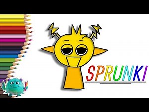 How to Draw Sprunki Simon Retake – Step-by-Step ✏️🎨