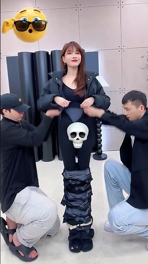 10 Pants at Once? Only She Can Do It! ✨ #shorts