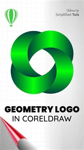 Creative Geometry Logo Design in CorelDRAW #logo #art #design
