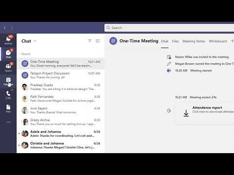 How to get a Microsoft Teams meeting attendance report
