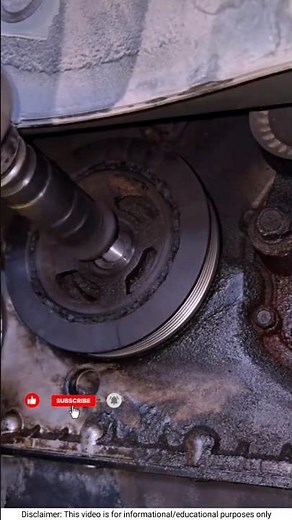 Engine Timing Cover Seal Replacement | Step by Step #shortsfeed #mechanic #automobile