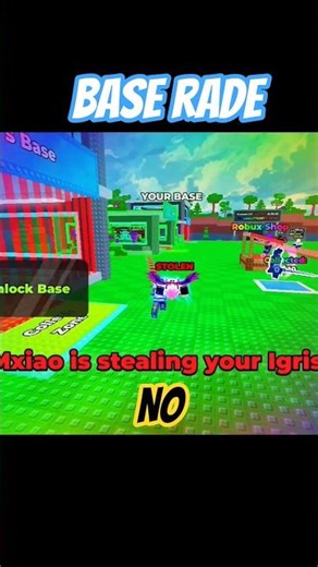 Roblox Steal Anime Base Rade #viral #roblox #senpaispider #shorts