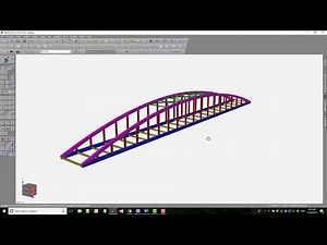 SPACE GASS Tutorial: Modelling of a pedestrian bridge