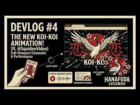 The New Koi-Koi Animation! (ft. @SquideoVideo) | Hanafuda Legends