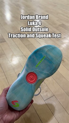 Jordan Brand Luka 4 Solid Outsole Traction and Squeak Test #jordanbrand #lukadoncic #luka