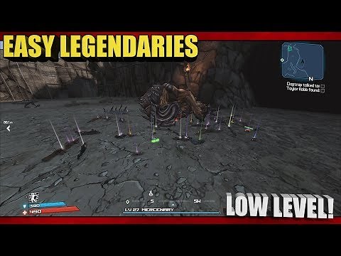 easy low level unique legendary gear farm strategy | borderlands remaster legendary farming guide