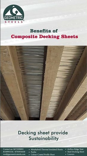 Steel Decking Sheet for bridges, sealinks, and civil construction projects