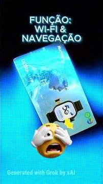 Internet de Verdade Wi-Fi e Navegação #relogiointeligente #viral #smartwatch