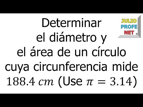 DIAMETER AND AREA OF A CIRCLE