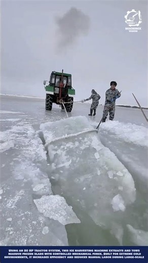 Tractor Ice Harvesting Machine Innovation for Large-Scale Ice Harvesting and Storage Projects