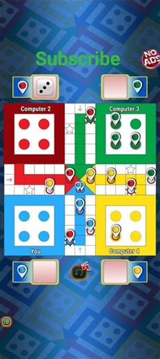 Ludo game in 4 players | #shorts