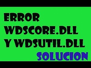 Fix WDscore dll Error and WDSUTIL.dll Error in Windows 10/8 / 7 I SOLUTION 2021