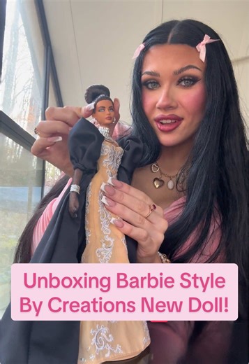 Give me some name ideas for her! #dollcollector #fyp #unboxing #mattel #mattelcreations #barbiedoll #barbiecollection
