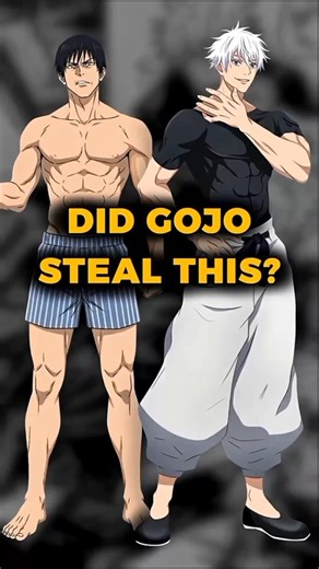The reason why Gojo wear toji's outfit #anime #jujutsukaisen #gojo ##animeamv