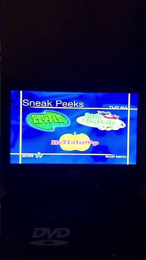 Sneak Peeks Menu from Pooh’s Heffalump Movie 2005 DVD