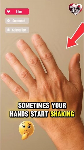 Why Do Hands Start Shaking? The Real Scientific Reason 🙌🤔 #betterhealthsecrets