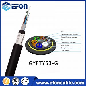 [Hot Item] GYFTY63 Anti-Rodent Optical Cable Direct Buried Armored Outdoor Fiber Optic Cable