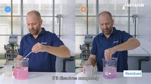 Fertigation simplified! How do you properly inject fertilizers using the drip system? Easy. Watch these four golden rules to help you take full advantage of your irrigation system capabilities. | Netafim