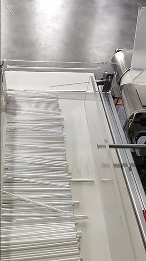 straw making machine automatic collector & hopper #straw#factory #machine#automationinmanufacturing