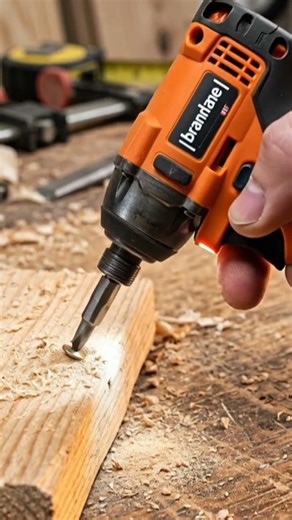 World’s Smallest Impact Driver ⚡ | Tiny Tool Driving Screws Into Wood!