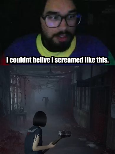 I couldnt believe i screamed like that... Silent Hill f got me with the jump scares... #silenthill #silenthillf #silenthilledit #scary #gaming #game