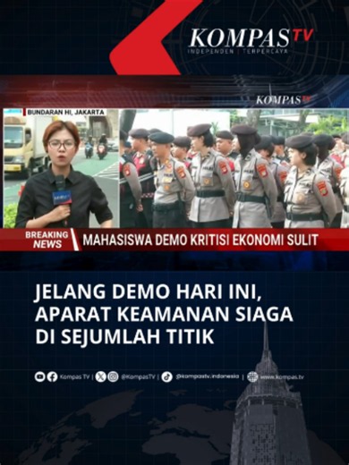 Hingga Jumat (12/6/2026) pukul 09.30 WIB, belum terlihat aktivitas massa mahasiswa di kawasan Bundaran HI, Jakarta Pusat, meski aksi unjuk rasa dijadwalkan berlangsung hari ini. Berdasarkan informasi yang beredar, mahasiswa akan mulai berkumpul pukul 10.00 WIB dan bergerak ke Bundaran HI setelah Salat Jumat. Sementara itu, lalu lintas masih terpantau lancar dan aparat kepolisian telah menyiagakan personel untuk mengamankan jalannya aksi. Tuliskan komentarmu dan dapatkan berita terkini lainnya di