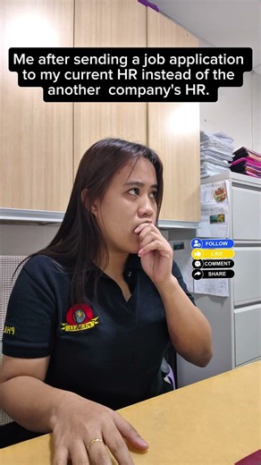 Me after sending job application to my current HR instead of the other HR #officelife #shorts #funny